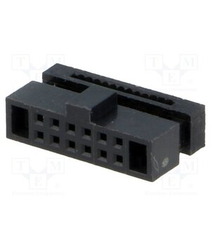 DS1017-01-12NA8 Connector: IDC; plug; female; PIN: 12; IDC; for ribbon cable; 1.27mm aNS3xh1qMNDA0TmBnAchzUgm696KsgvteHgR-Nf9aNQ