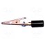 BU-60CHS-0 Crocodile clip; 10A; black; Grip capac: max.7.9mm aqoBAOTNBkWucHq1bNCL6akU_8KbKF2ssnh7hT0NQKA