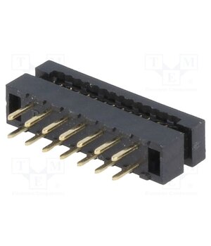 DS1018-02-14B2 Connector: IDC; PIN: 14; THT; for ribbon cable; 2mm; 2x7; 1mm -Cti36MXgreI9VzTevXcmgYBLYq4zdRBHiLtE3s3krM