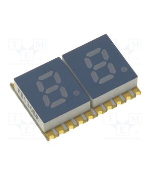 KCDA02-105 Display: LED; 7-segment; 5.08mm; 0.2"; No.char: 2; red; 8÷30.4mcd jsMA1V5ATN1wNB5qYx166Ucs7RFJbUgvONMcyzdsMkc