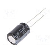 EEUTP1V221 Capacitor: electrolytic; THT; 220uF; 35VDC; Ø10x16mm; Pitch: 5mm daR5g1rSrxiotCwlCM9Lb03i5vqcK_WItNzLbfIq03Q