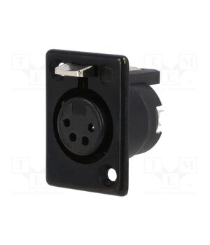 710-0400 Connector: XLR; socket; female; 10A; 50V; PIN: 4; straight; soldering iuikc32W3p91lM1fEXC0N_3feCpTCZTHhi_31wkJV9E