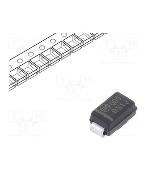 RS1J Diode: rectifying; SMD; 600V; 1A; 250ns; DO214AC,SMA; Ufmax: 1.3V KDyys1YMjAe54eWft_5XO9EM2f8JNzD54Fg1VtG25HU