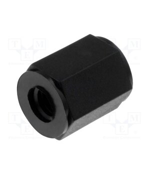 182X12 Screwed spacer sleeve; hexagonal; polyamide; M2,5; L: 12mm; black DytUDYUNfa_6igykOtd16DoB6Esj5KKHLTHBgLeeqYM