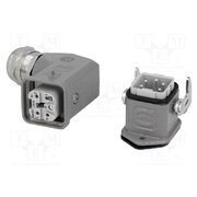 10200040005 Connector: HDC; male + female; 10A; 400V; Han Kit; PIN: 5; 4+PE; M20 Wn15r7ILluxvddb4HnfLD0gYbo1psSFJ9lp315uNXKs