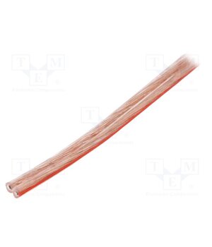 CA1086 Wire: loudspeaker cable; stranded; CCA; transparent; unshielded DPpFPA0HW3vnhH0RYECpXco-bz2GtpkLmorL7l-0KPk