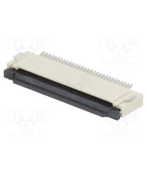 DS1020-11-30VBT1-R Connector: FFC/FPC; tinned; SMT; 500mA; 50V; PIN: 30; 500um; ZIF; 30mΩ rfQ2bsGB_HbKtSoFY2prJahCWbdgDbjRYqo12mpc5X8
