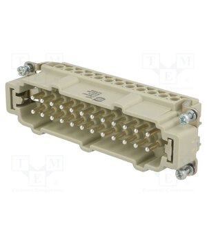 09360242601 Connector: HDC; contact insert; male; 16A; 90V; Han® Ex; PIN: 24 0FBJuBySbISkeyXHx-X6D5iFCAUUbLwrAUqJG0KCprE