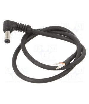 A21-TT-C075-050BK Cable; 1x0.75mm2; wires,DC 5,5/2,1 plug; angled; black; 0.5m qeL_v6SjX37R5i1MS3xC0RDgFYSvON65fizeAwubyNU