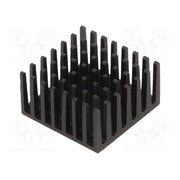 658-60ABT1E Heatsink: extruded; grilled; BGA; black; L: 27.9mm; W: 27.9mm; 658 0I7RbS-6kvK5TNeapVahtdJC969PYI--6uZWBAZQ-m8