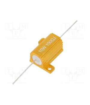 AHP10W-100RJ Resistor: wire-wound; with heatsink; 100Ω; 10W; ±5%; 50ppm/°C eJPaNfsdLdZD4OZ-Hq8rWqF6OkuiuZZRPv4FVpN2D7w