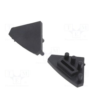 PA-ZASGLAXNKKT-20M Cap for LED profiles; black; 10pcs. CzT3oYHvq8ubwgTf72E123gCoLu1CAjc4CFrIqqYxMY