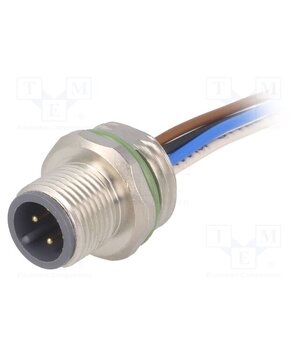 43-01009 Connector: M12; socket; PIN: 4; male; cables; Thread: M16x1,5; 0.5m ienxSLqpeNeYQbPHsZ2JKXi3VN-94hYqg9OiZjjUVTo