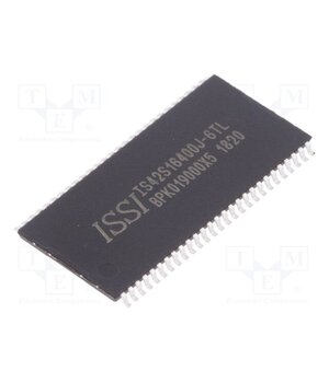 IS42S16400J-6TL IC: DRAM memory; 64MbDRAM; 4Mx16bit; 166MHz; 6ns; TSOP54 II; 0÷70°C fTxZUoorD-CTKITLgoOYpn9k9ve2da4aRDCT514CF4U