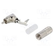3502RA Connector: RCA; plug; male; angled 90°; soldering; silver; 7.36mm 6HsLMeaPQnmvLGIkGzQ_a1qg7da-yCLaW_SCPGq2BY0