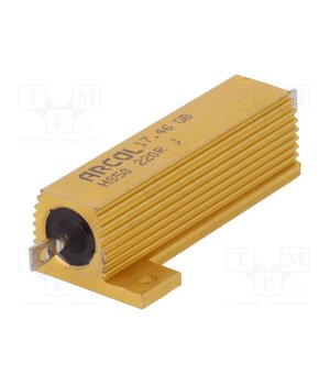 HS50 220R J Resistor: wire-wound; with heatsink; screw; 220Ω; 50W; ±5% DRZQ2wH8Ov16EpNfMHWEdUtvrIGr7crmXhrlHem7Ja4