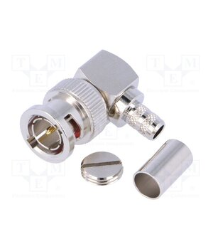 B1112A1-ND3G-3-75 Connector: BNC; plug; male; angled 90°; 75Ω; crimped; for cable; POM rHpYztxnYWLlu57qCH41jHNghIpOL5Vd0rvFkRNr96A