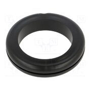10070987 Grommet; Ømount.hole: 37mm; Øhole: 31.2mm; black; 0÷80°C; PVC XC_h5ipVIElHyzBJsGlk-rUAhmZ09OMYlgEgI1M_bZ4
