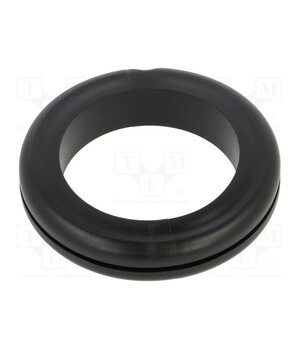 10070987 Grommet; Ømount.hole: 37mm; Øhole: 31.2mm; black; 0÷80°C; PVC XC_h5ipVIElHyzBJsGlk-rUAhmZ09OMYlgEgI1M_bZ4
