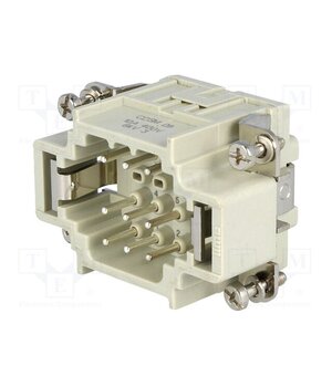 CDSM 09 Connector: HDC; male; CDS; PIN: 9; 10A; 400V; 9+PE; size 44.27 WrFh36gpJQ4TyuTS7FRsVBjhJGVkO8OJvJTSK4kBqMU