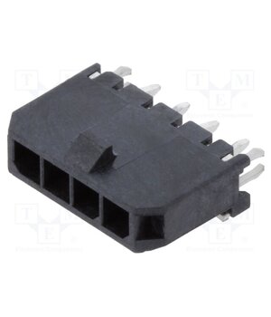 43650-0418 Connector: wire-board; socket; male; PIN: 4; Micro-Fit 3.0; 3mm; 5A oGPSdgRkI9eF2fuvUUy5DPGerqV3eadXZwEwnN-OQo4