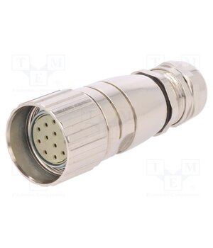 PXMBNI23FBF12ASC Connector: M23; plug; PIN: 12; female; soldering; for cable; IP67 KRURmXOAdehmemQ9WaFF2z5XsHI_F7ZuKyI765mpuBE