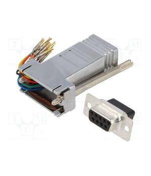 2112-0105-01 Transition: adapter; D-Sub 9pin female,RJ45 socket KZv5nkOwWt85Zyyw38MB3cphzQeHmYqvjiRvqkBeDM4