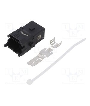 09100033001 Connector: HDC; contact insert; male; Han® 1A; PIN: 4; 3P+PE; Han D® E5QfZN3ZRlW2VzsarYu0J9xh3bF7aAcn5mmNnDtu3xA