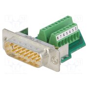 1688078 Connector: D-Sub; PIN: 15; plug; male; for cable; straight; 5A; 60V 6yJCrXHrqC9WIuk87MvggW-l_X0pUE3BvnwPFL3cJ9g