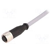 21348500C79100 Connector: M12; plug; female; PIN: 12; straight; cables; 10m nKjlIadZRQAWhaY-eKpA7wlxOiFzpWvbb_Oo7fe-AVw