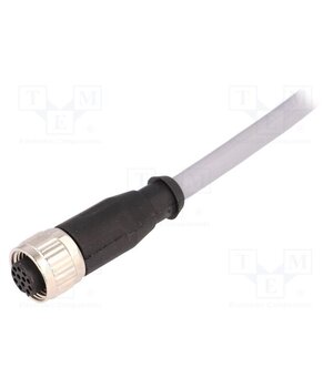 21348500C79100 Connector: M12; plug; female; PIN: 12; straight; cables; 10m nKjlIadZRQAWhaY-eKpA7wlxOiFzpWvbb_Oo7fe-AVw