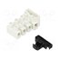 BM974CS Connector: terminal block; 450V; with wire protector; white uo5PSYZ4UnBs3WDXaNfIqGMNVX8Wdp7nzwK8GeZd3OI