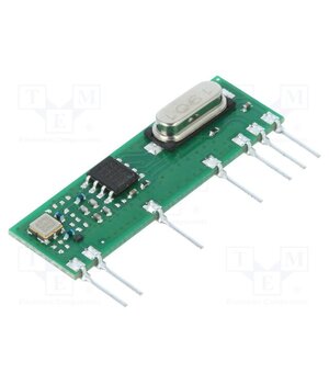 650201471G Module: RF; AM receiver; AM,ASK; 433.92MHz; -109dBm; 5VDC; 4.3mA pOh2bYBUXLKPPqMoRQ2OC2lZ5fm69VXQg3DBvLQluiE