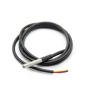 Temperatūros jutiklis skaitmeninis DS18B20 metalinis, 3m CJJ0020_3.bmp