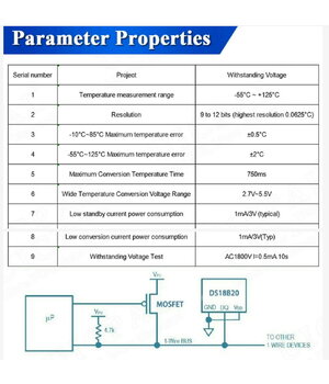 Датчик температуры DS18B20, 1 м, 20 × 7,5 × 3,6 мм, -55 °C…125 °C CJJ00202+3.jpg