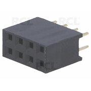 SOCKET 2x4pin 2.54mm, 3A 250VAC,  soldered CJL4042.jpg