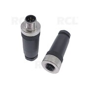 CONNECTOR for sensor M12 4pin PG7, IP67, set CJP_S4M12.jpg