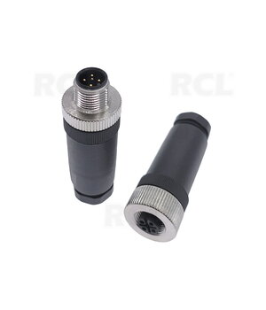 CONNECTOR for sensor M12 4pin PG7, IP67, set CJP_S4M12.jpg