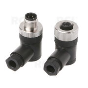 CONNECTOR for sensor M12 4pin, angled, Male+Female set CJP_S4M12K.jpg