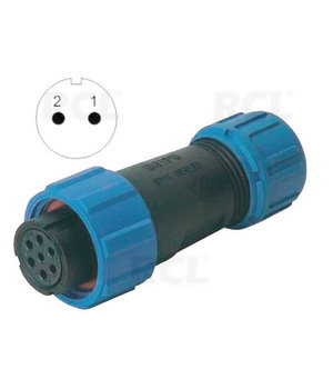 CONNECTOR FOR WEIPU SP1310/S2, 2pin cable socket ø4÷6.5mm, 13A 250V, IP68 CJP_W1310_L2.jpg