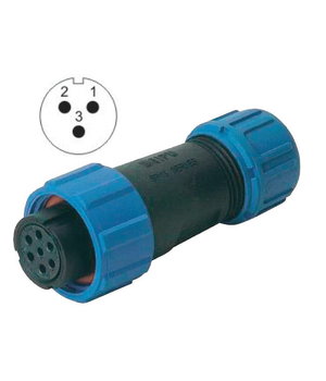 CONNECTOR FOR WEIPU SP1310/S3, 3pin socket for cable ø4÷6.5mm, 13A 250V, IP68 CJP_W1310_L3.jpg