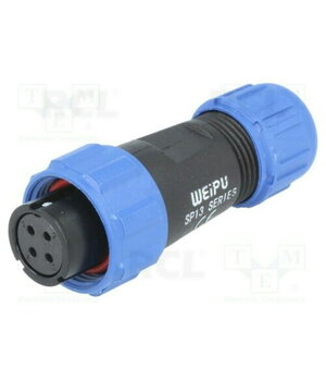 CONNECTOR FOR WEIPU SP1310/S4, 4pin cable socket ø4÷6.5mm, 5A 250V, IP68 CJP_W1310_L4.jpg