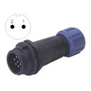 CONNECTOR WEIPU SP1311/P2, 2pin plug for housing/cable ø4÷6.5mm, 13A 250V, IP68 CJP_W1311_K2.jpg