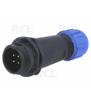 CONNECTOR WEIPU SP1311 4pin plug for housing/cable ø4÷6.5mm, 5A 250V, IP68 CJP_W1311_K4.jpg