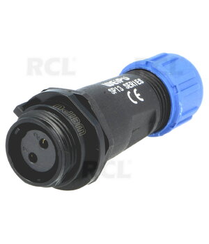 CONNECTOR WEIPU SP1311/S2, 2pin socket for housing/cable ø4÷6.5mm, 13A 250V, IP68 CJP_W1311_L2.jpg