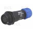 CONNECTOR  WEIPU SP1311/S7, 7pin socket for housing/cable ø4÷6.5mm, 5A 250V, IP68 CJP_W1311_L7.jpg