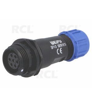 CONNECTOR  WEIPU SP1311/S7, 7pin socket for housing/cable ø4÷6.5mm, 5A 250V, IP68 CJP_W1311_L7.jpg