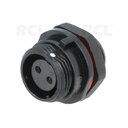 РАЗЪЕМ  WEIPU SP1312/S2, 2-контактная розетка для корпуса, 13A 250V, IP68 CJP_W1312_L2.jpg