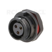 РАЗЪЕМ  WEIPU SP1312/S3, 3-контактная розетка для корпуса, 13A 250V, IP68 CJP_W1312_L3.jpg