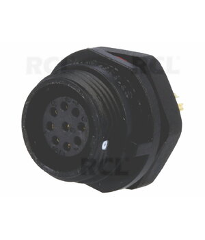 CONNECTOR WEIPU SP1312/S9, 9pin socket for housing, 3A 125V, IP68 CJP_W1312_L9.jpg